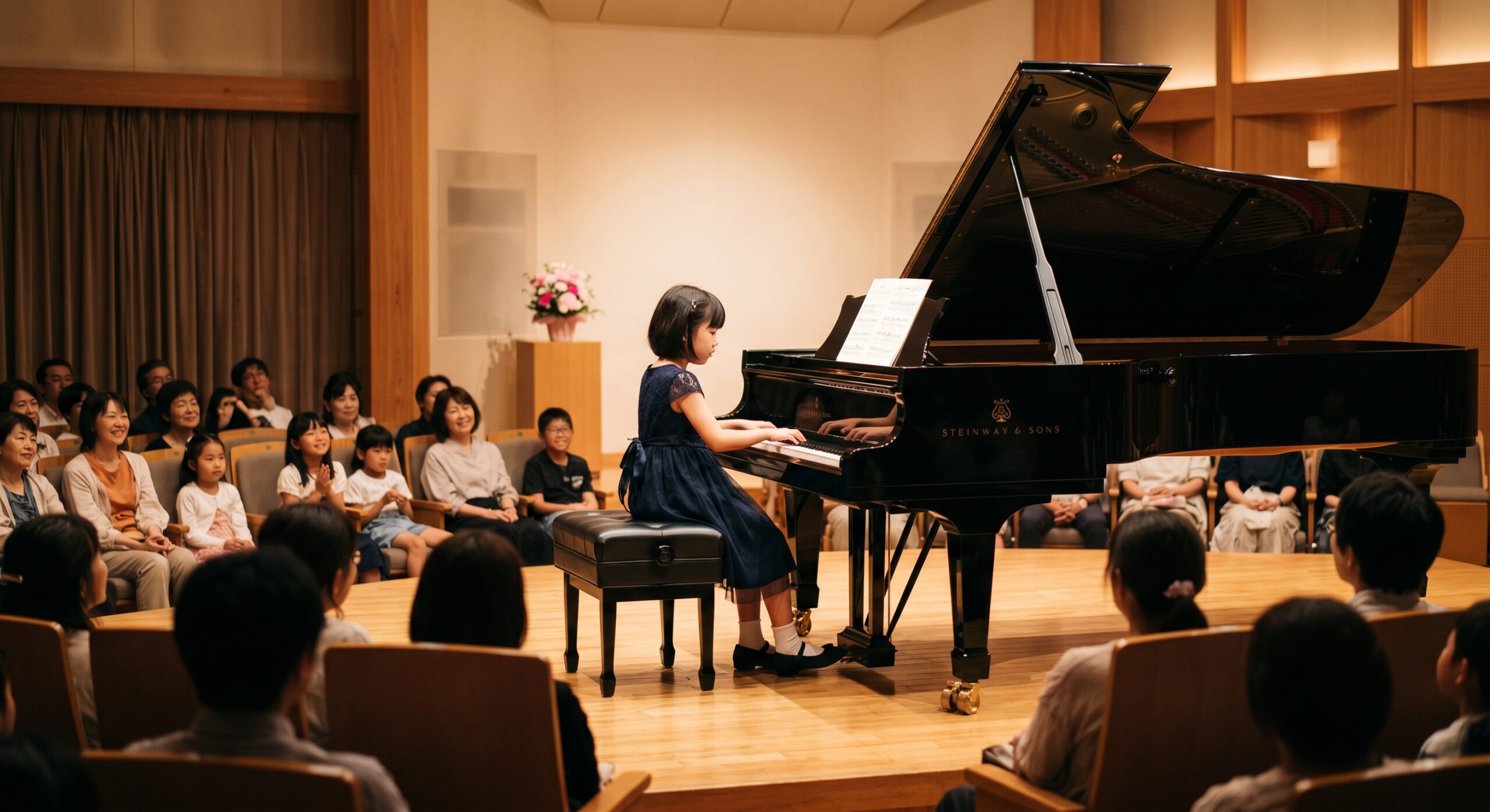 子どものピアノ発表会、出た方がいい？緊張を乗り越えて得られる5つの成長